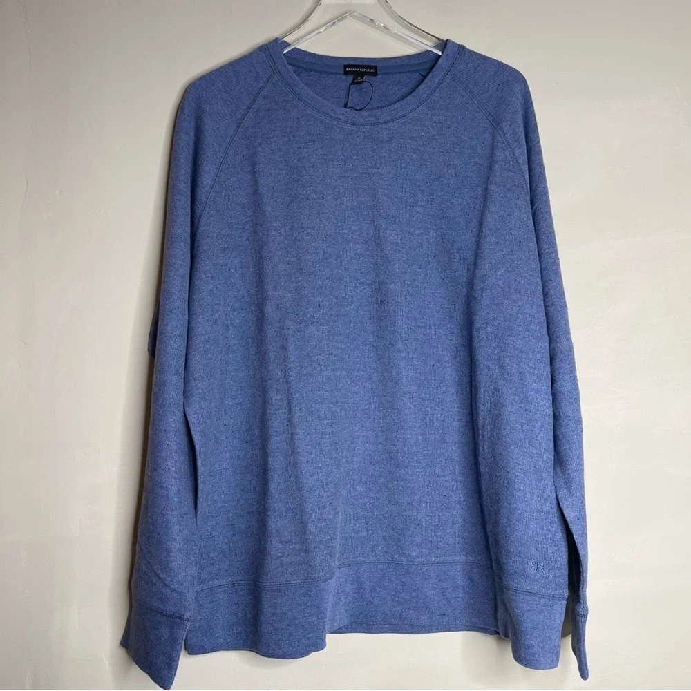Banana Republic Waffle Crew Sweatshirt